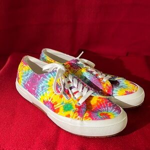 Superga NWOT tie dye tie-dye
